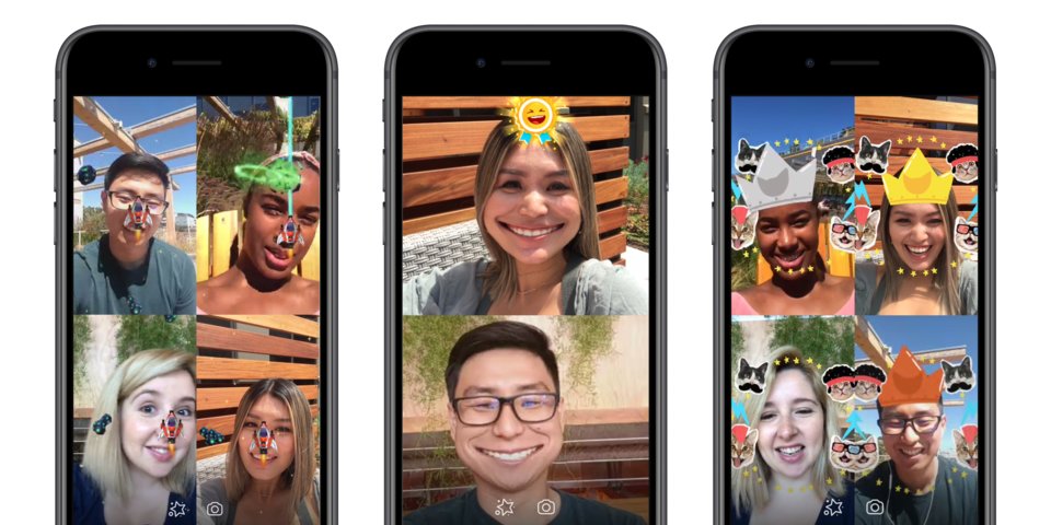Facebook Messenger ajoute des jeux de réalité augmentée dans les appels vidéo