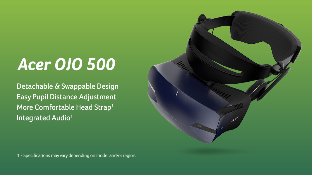 Acer lance le nouveau casque VR OJO 500 en Inde et le AH101 est en promotion