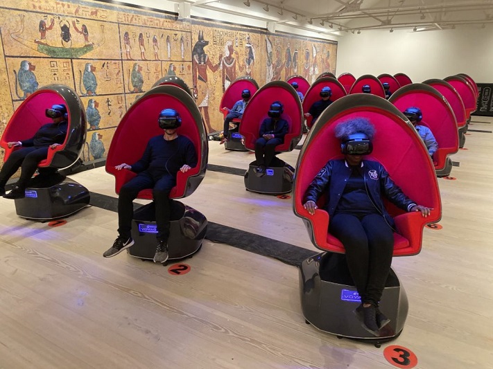 Exploration de la Tombe du Roi Tut en réalité virtuelle