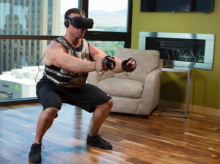 Squat en VR source vrfitnessinsider