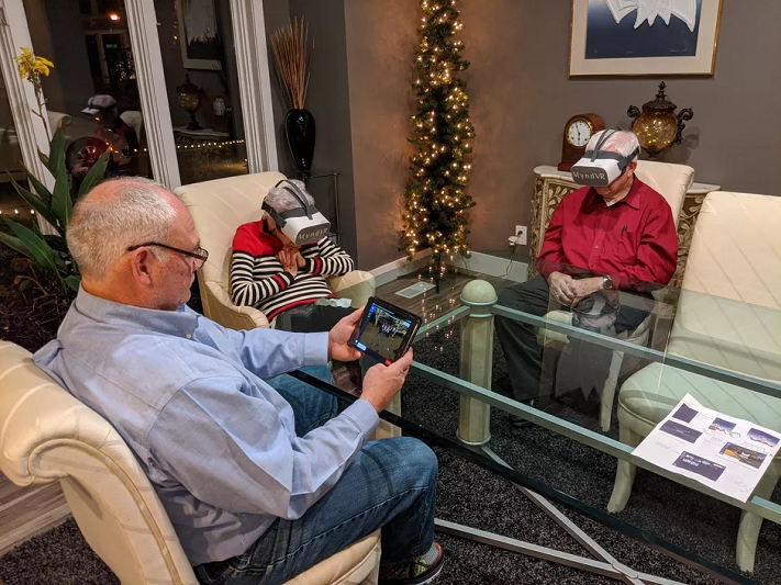 Désormais, les grandes mères peuvent voyager via la réalité virtuelle