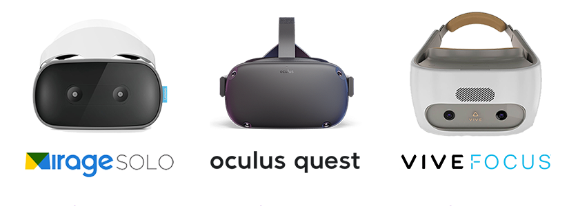 Oculus Quest vs Vive Focus vs Lenovo Mirage Solo : Comparaison des casques autonomes 6DOF