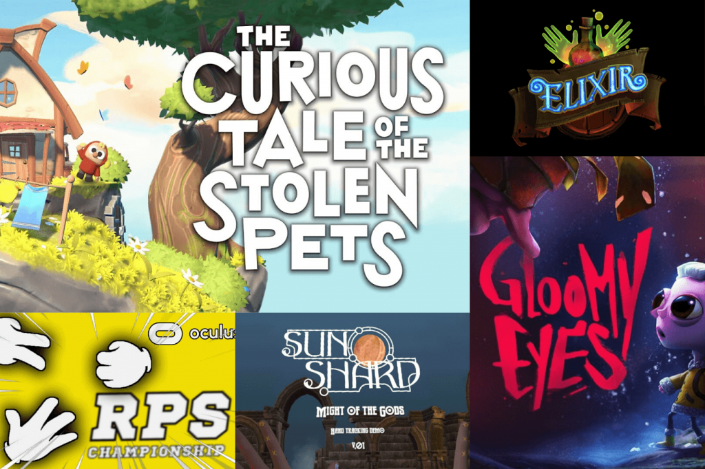 Jeux de suivi de main VR