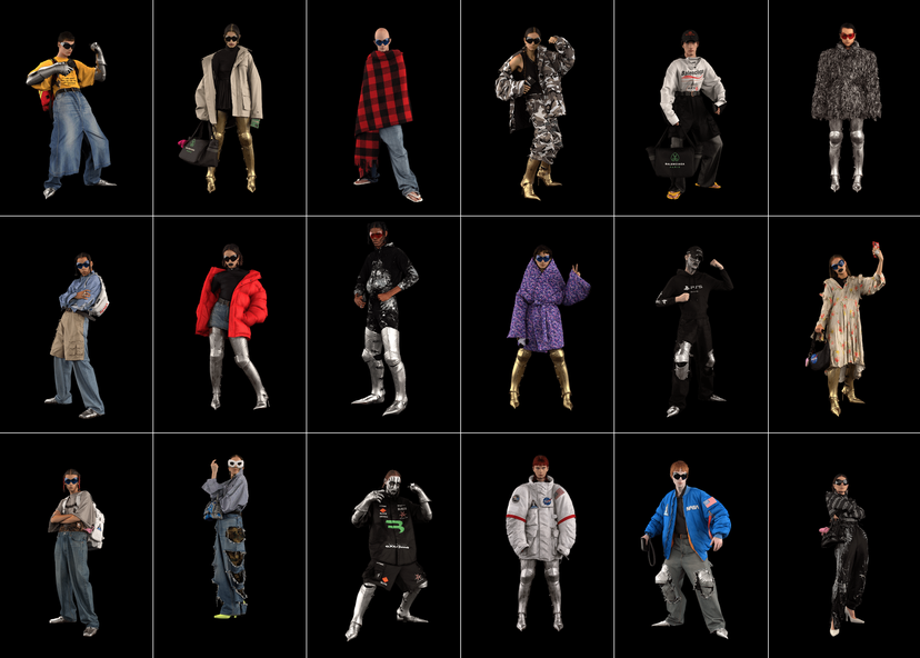 spectacle de réalité virtuelle AW21 de Balenciaga