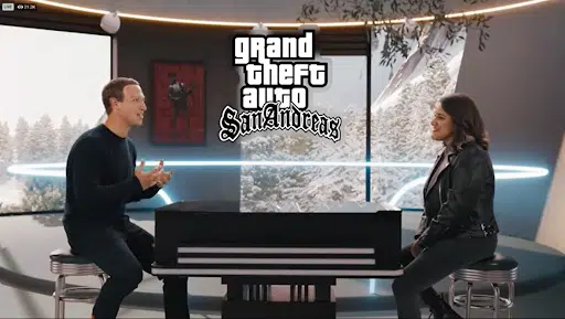 Grand Theft Auto : San Andreas sur Meta Quest 2 a été annoncé à Facebook Connect 2021