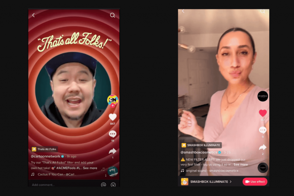 Camera IQ lance la prise en charge des effets AR dans la maison des effets de TikTok