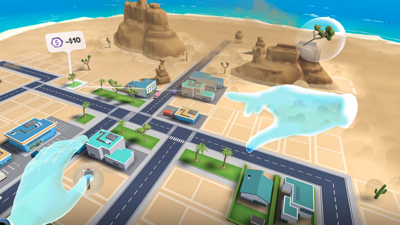 Little Cities prend désormais en charge le suivi des mains sur Quest