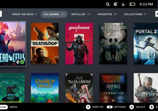 L&rsquo;interface utilisateur de Steam Deck arrive en VR