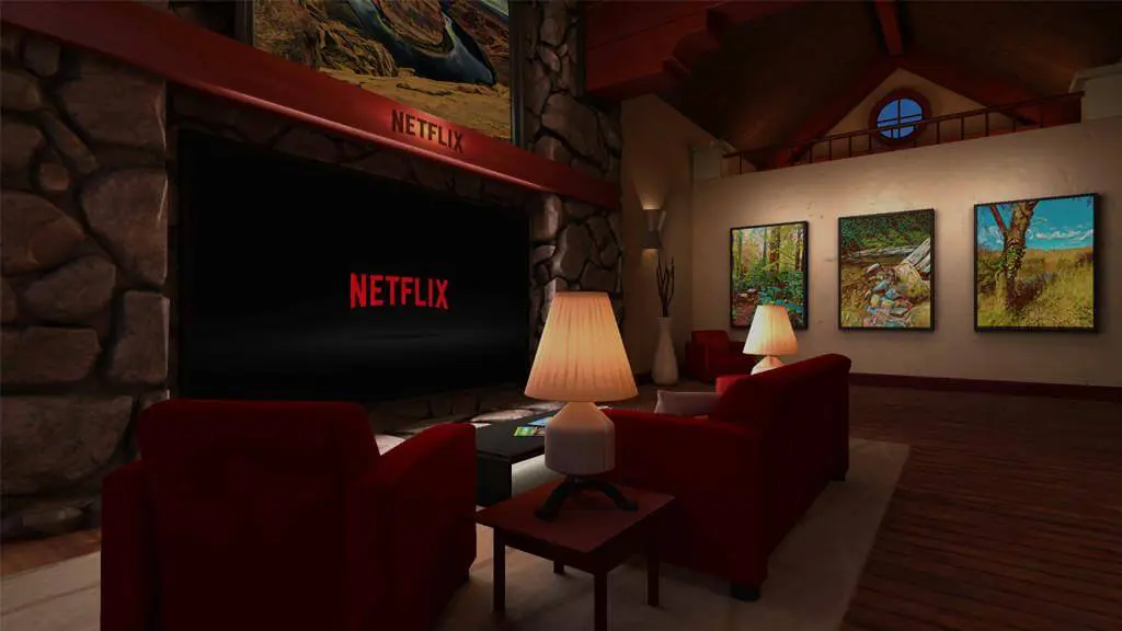 Guide Netflix VR : mode salon