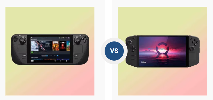 Steam Deck vs Lenovo Legion Go : Quelle est la différence ?